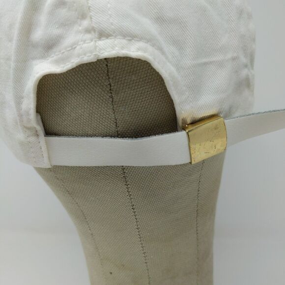 Vintage GM UAW Health & Safety Truck White Slideback Adjustable Hat Cap Men - Picture 8 of 11